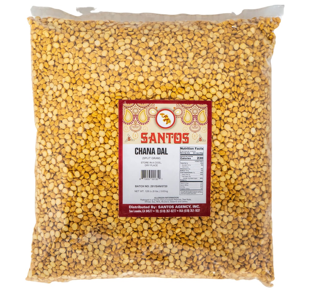 SANTOS CHANA DAL 8LB