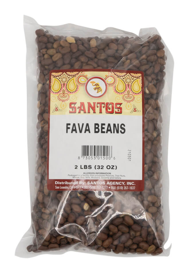 SANTOS FAVA BEANS SMALL 2LB