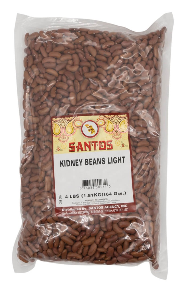 SANTOS LIGHT KIDNEY BEANS 4LB