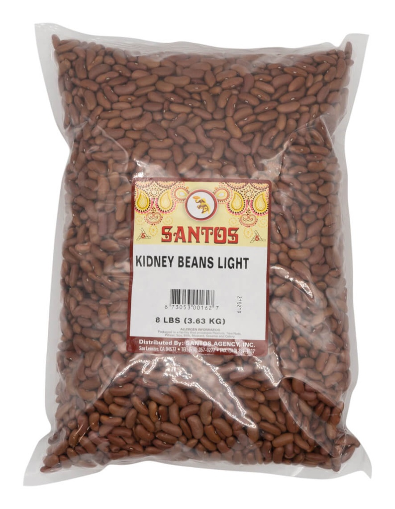 SANTOS LIGHT KIDNEY BEANS 8LB