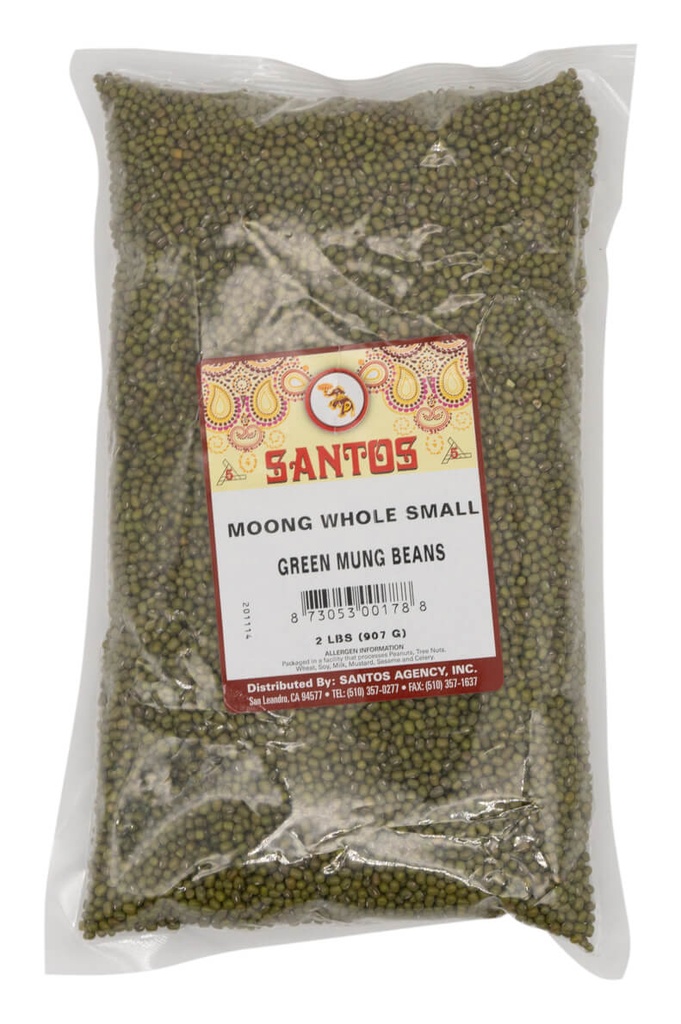 SANTOS MOONG WHOLE SMALL 2LB