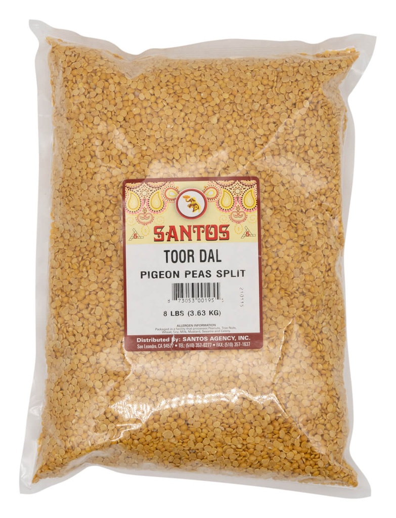 SANTOS TOOR DAL PLAIN 8LB