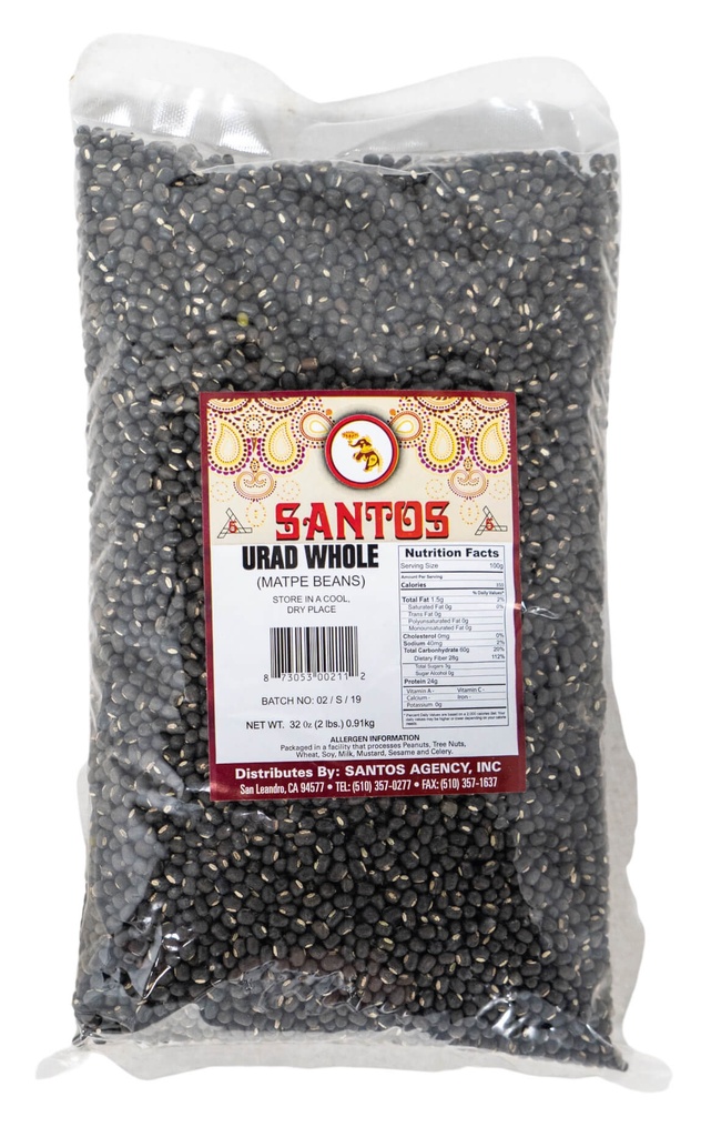 SANTOS URID WHOLE 2LB