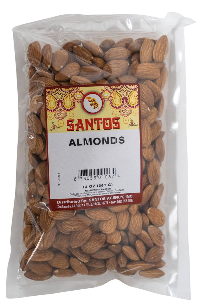 SANTOS ALMONDS 14OZ