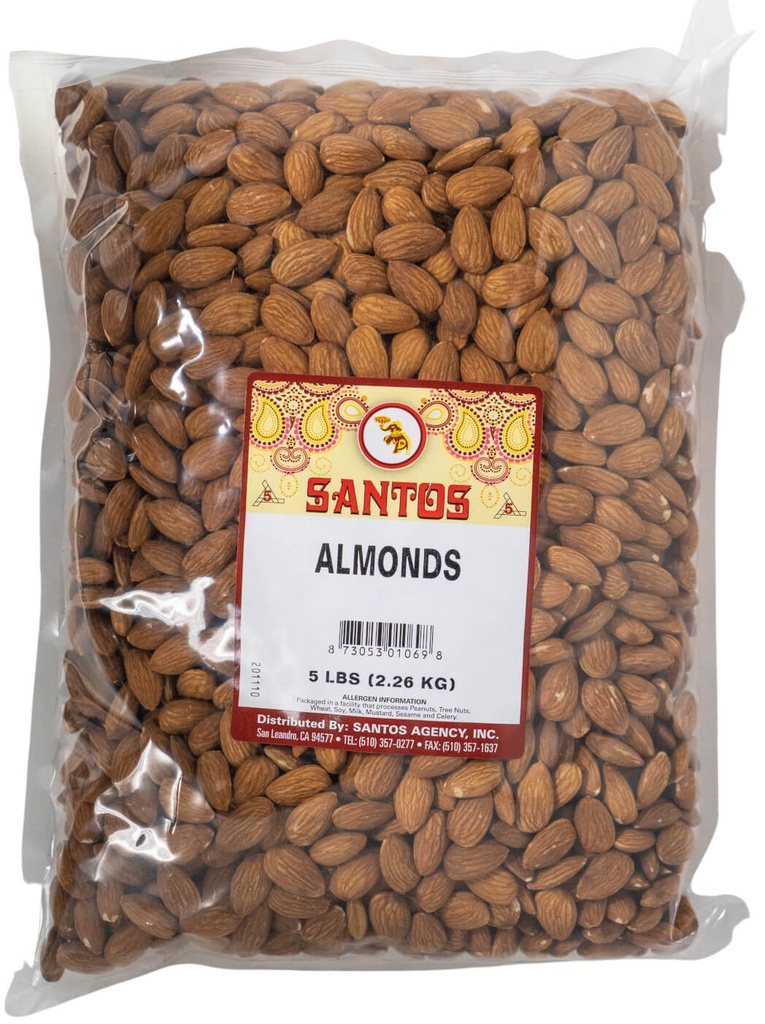 SANTOS ALMONDS 5LB