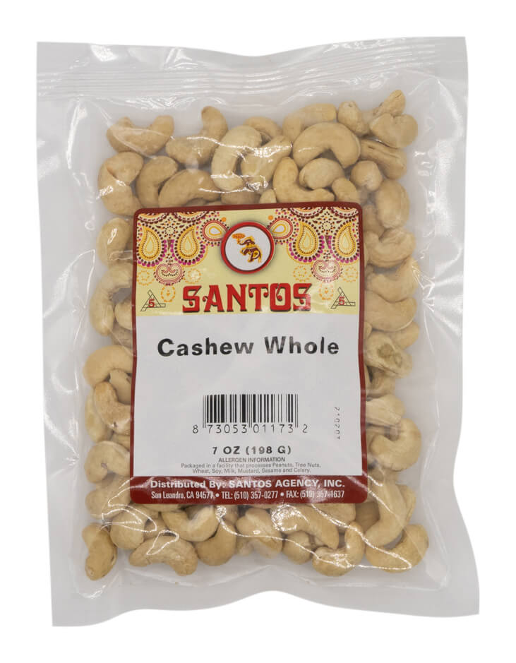 SANTOS CASHEW WHOLE 7OZ