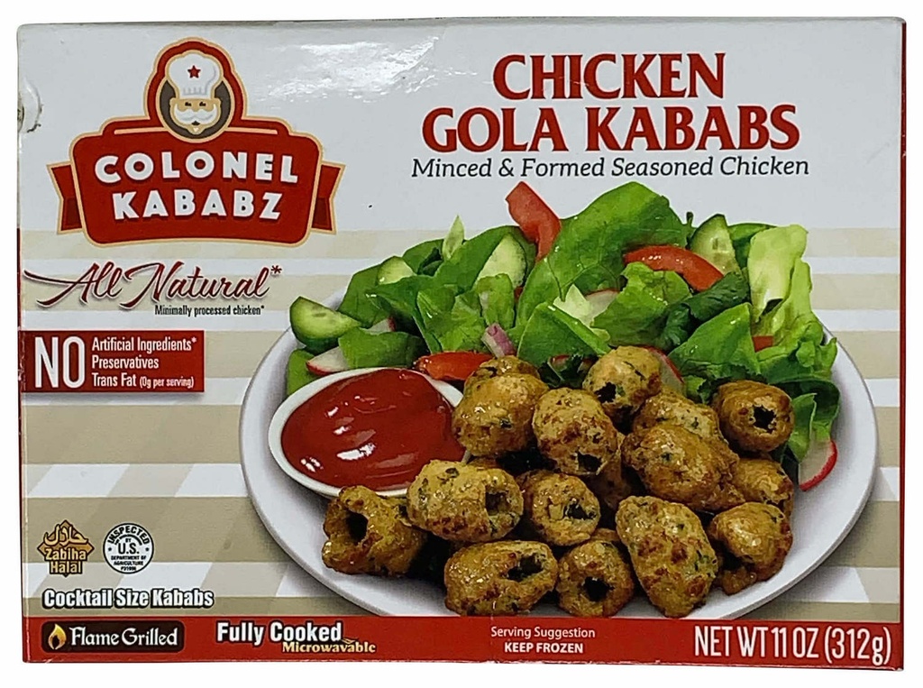 COLONEL KABABZ CHICKEN GOLA KABAB 312GM