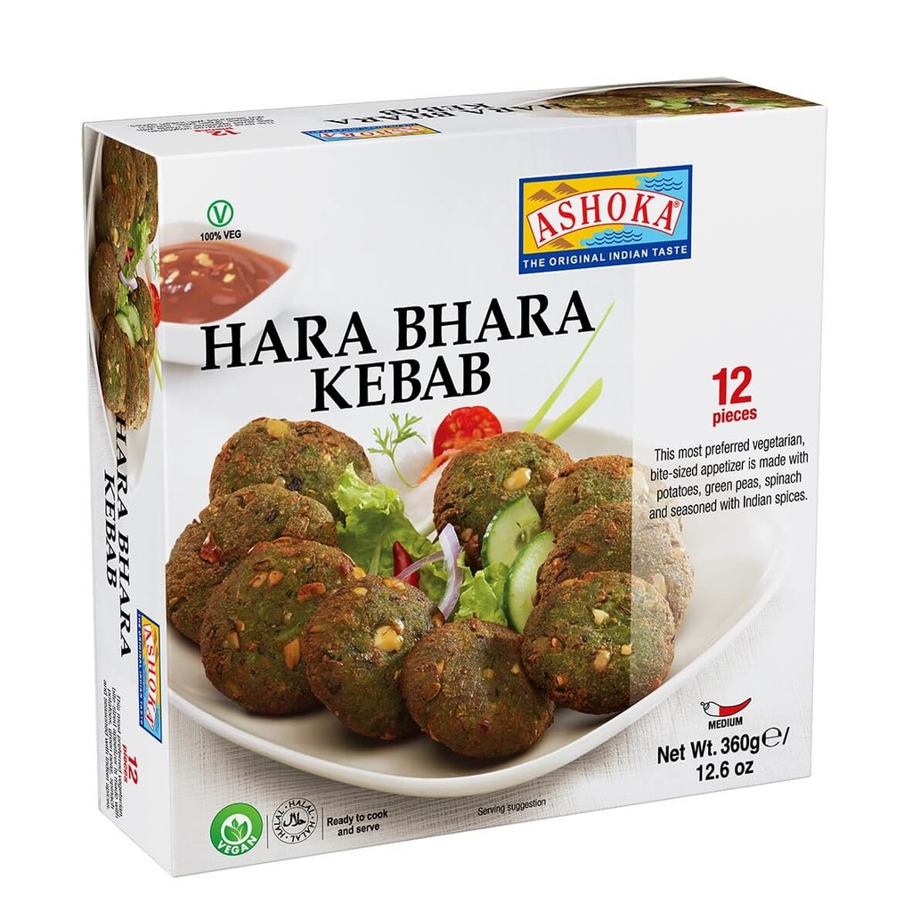 ASHOKA 12PC HARA BHARA KEBAB 360GM