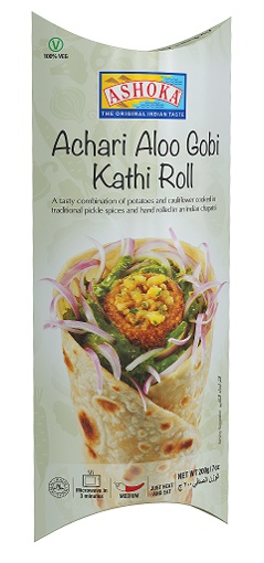 ASHOKA 1PC ACHARI ALOO GOBI KATHI ROLL 200GM