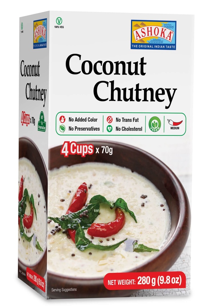 ASHOKA 4CUP 70GM COCONUT CHUTNEY 280GM