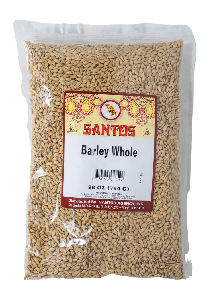 SANTOS BARLEY WHOLE WITH HUSK 28OZ