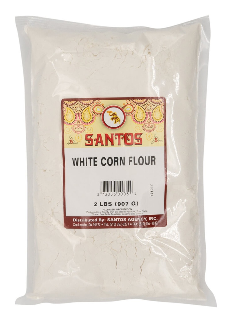 SANTOS WHITE CORN FLOUR 2LB