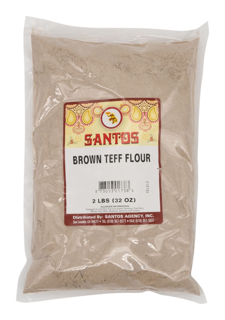 SANTOS BROWN TEFF FLOUR 2LB