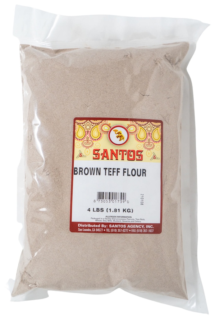 SANTOS BROWN TEFF FLOUR 4LB