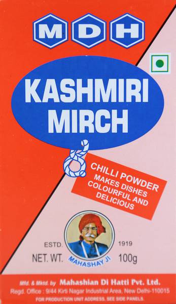 MDH CHILLI POWDER KASHMIRI 100GM