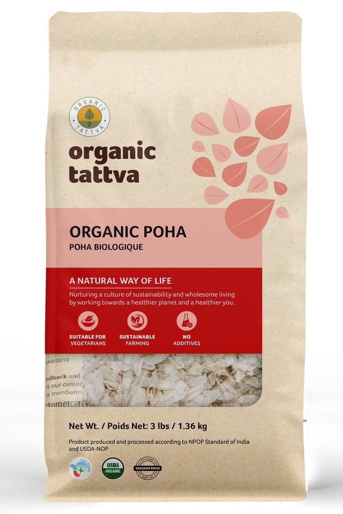 ORGANIC TATTVA POHA 3LB