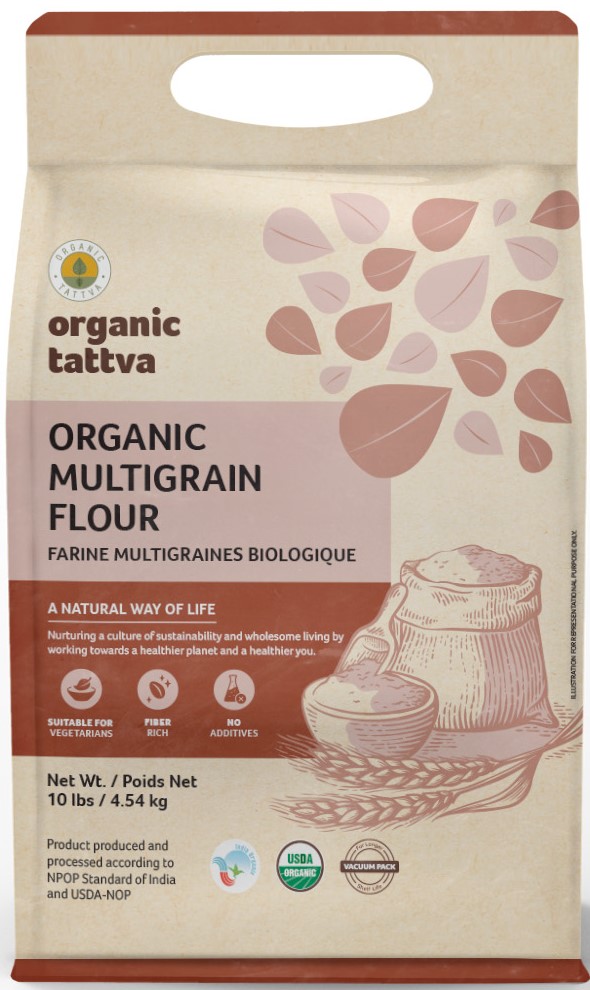 ORGANIC TATTVA MULTIGRAIN FLOUR 10LB