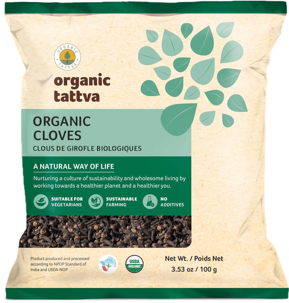 ORGANIC TATTVA CLOVES 3.5OZ