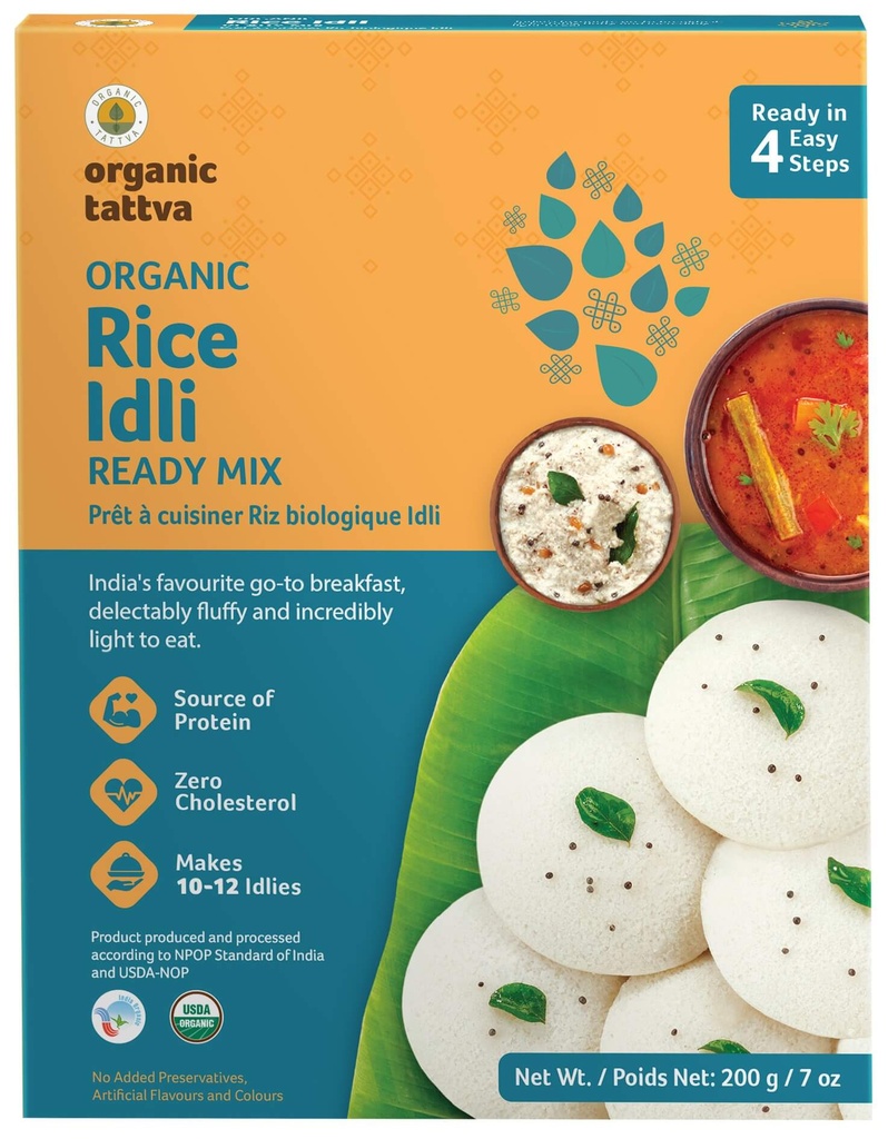 ORGANIC TATTVA RICE IDLI READY MIX 7OZ