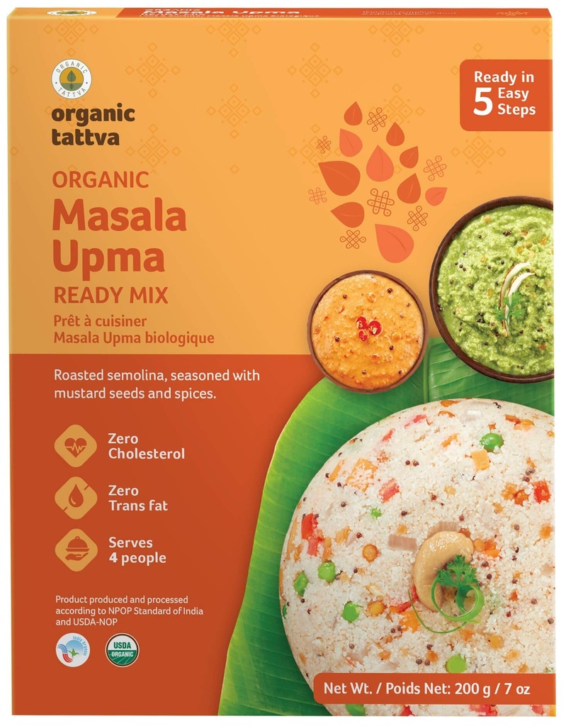 ORGANIC TATTVA MASALA UPMA READY MIX 7OZ