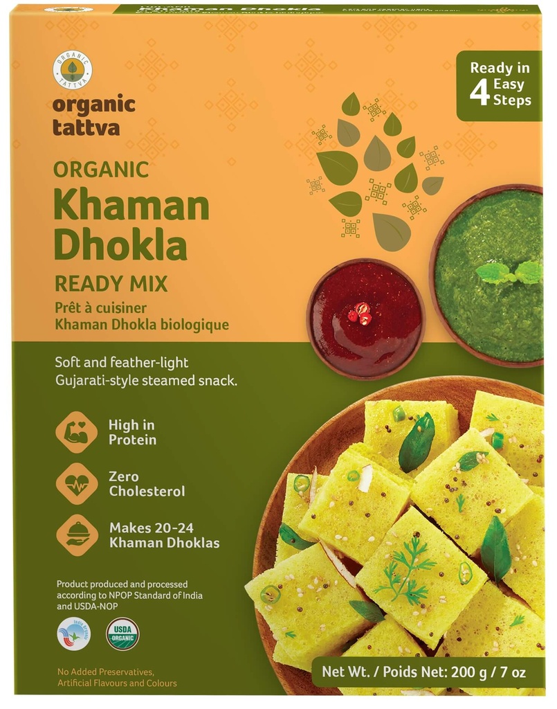 ORGANIC TATTVA KHAMAN DHOKLA READY MIX 7OZ