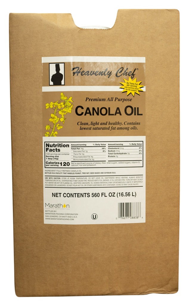 CHEF'S CANOLA OIL 35LB