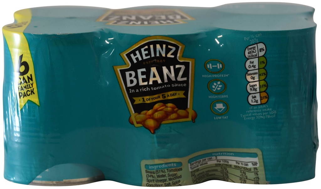 HEINZ BAKED BEANS 415GM