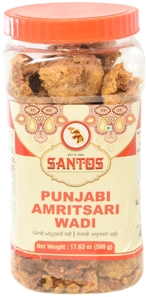 SANTOS PUNJABI WADI AMRITSARI IN JAR 500GM