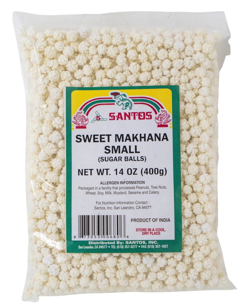 SANTOS SWEET MAKHANA SMALL 14OZ