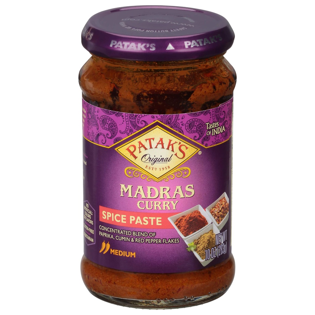 PATAK MADRASS CURRY PASTE 10OZ