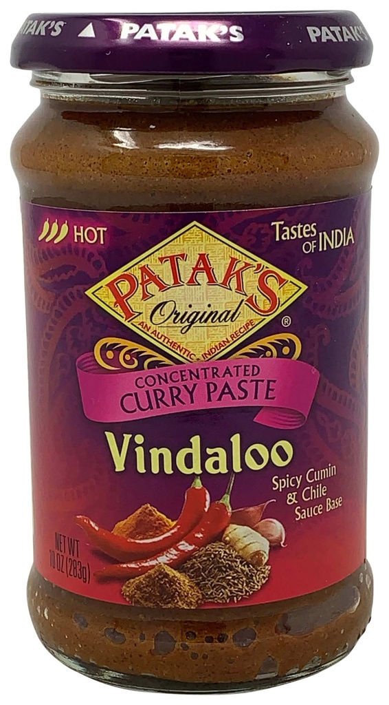 PATAK VINDALOO PASTE 10OZ