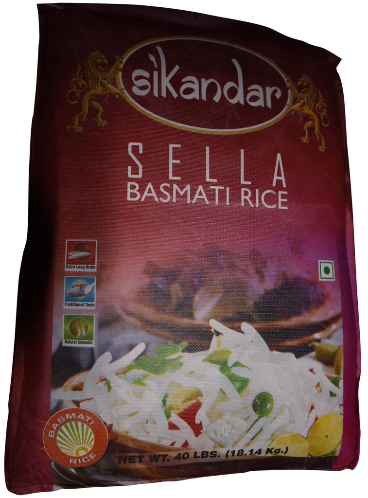 SIKANDAR SELA BASMATI 40LB