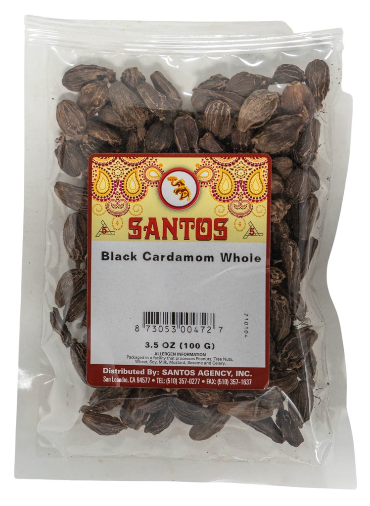 SANTOS BLACK CARDAMOM WHOLE 3.5OZ