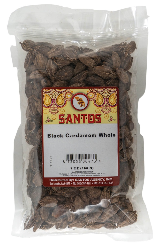 SANTOS BLACK CARDAMOM WHOLE 7OZ