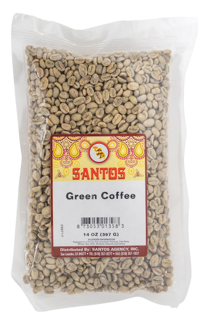 SANTOS GREEN COFFEE 14OZ