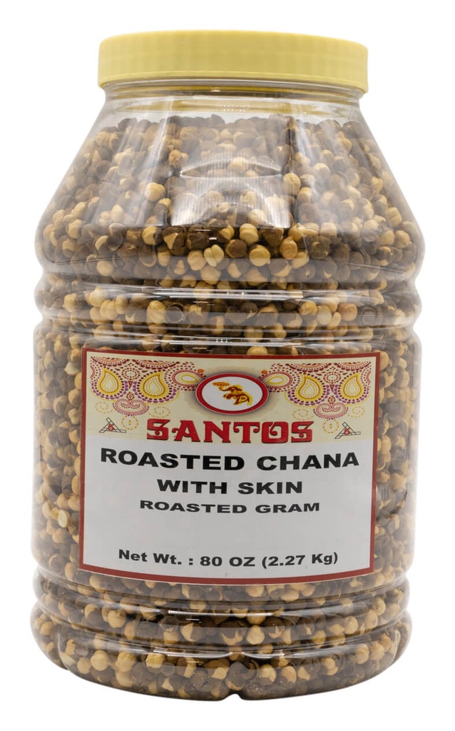 SANTOS ROASTED CHANA JAR 5LB