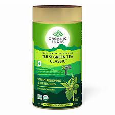 ORGANIC TULSI GREEN TEA 100GM