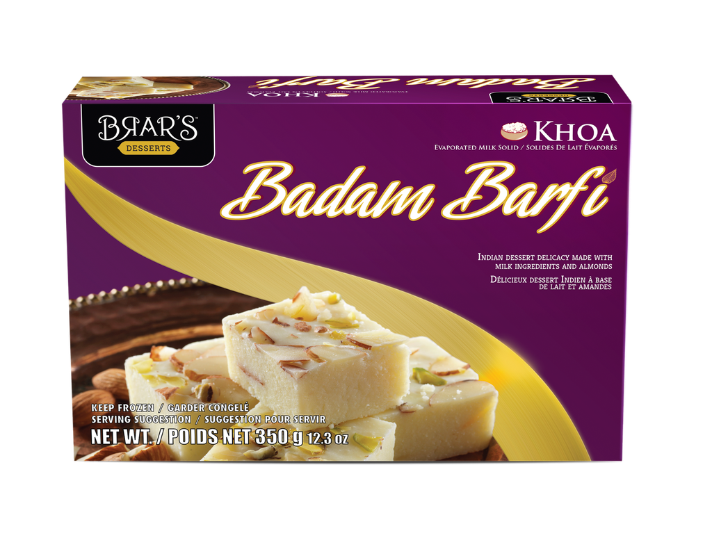 BRAR'S BADAM BARFI 350GM ($6.99)