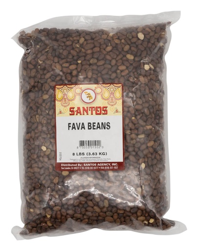 [BN4C] SANTOS FAVA BEANS SMALL 8LB