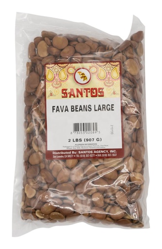 [BN5A] SANTOS FAVA BEANS LARGE 2LB