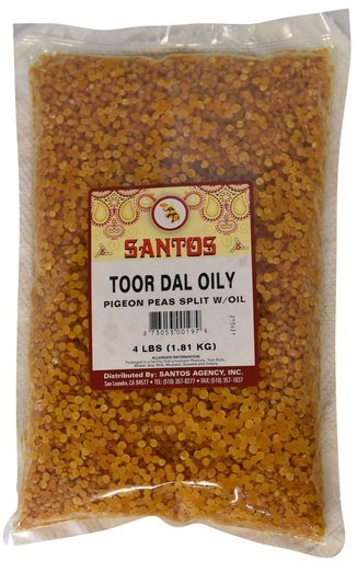 [BN34B] SANTOS TOOR DAL OILY 4LB