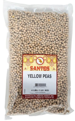 [BN45B] SANTOS YELLOW WHOLE PEAS 4LB