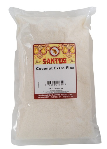 [FN14C] SANTOS COCONUT EXTRA FINE POWDER 14OZ