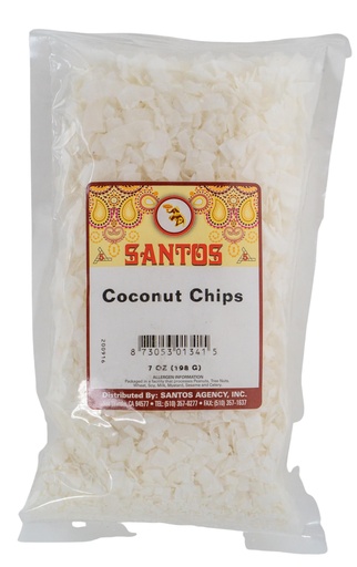 [FN17B] SANTOS COCONUT CHIPS 7OZ