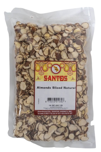 [FN5C] SANTOS ALMOND SLICE NATURAL 14OZ