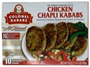 COLONEL KABABZ 10PC CHICKEN CHAPLI KABAB 545GM(08/25)