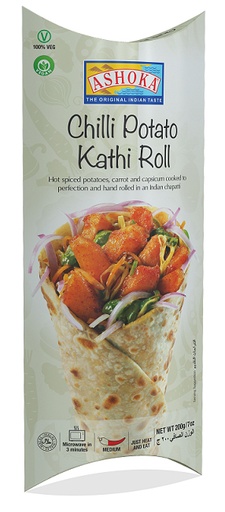 [FR84] ASHOKA 1PC CHILLI POTATO KATHI ROLL 200GM