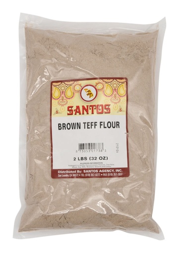 [GR54A] SANTOS BROWN TEFF FLOUR 2LB