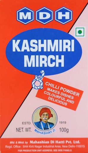 [MR96] MDH CHILLI POWDER KASHMIRI 100GM