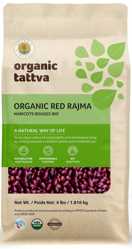 [OG26] ORGANIC TATTVA RED RAJMA LKB 4LB